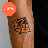 Großes Spinnennetz Tattoo 🤫