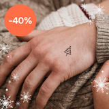 Mini Weihnachtsbaum Tattoo 🤫