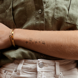 Glitzernde Schmetterlinge Tattoo