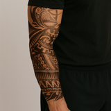 Pfad des Kriegers Tribal Tattoo Sleeve