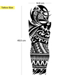 Pfad des Kriegers Tribal Tattoo Sleeve