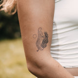 Jaguar auf einem Baum Tattoo