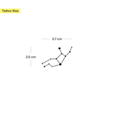 Jungfrau Konstellation Tattoo