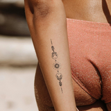 Sonne und Mond gespiegelt Tattoo 🤫