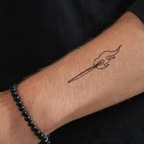 Brennendes Streichholz