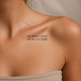Kraft der Liebe Tattoo