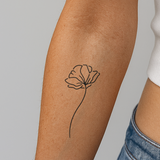 Mohnblume Tattoo