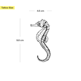 Großes Seepferdchen Tattoo