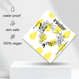 Herz- Blumen-Kranz mit Schmetterling und Fisch Tattoo