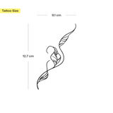 Pflanzenranke Tattoo