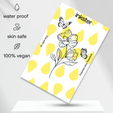 Blume mit zwei Schmetterlingen Tattoo