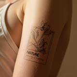 Nature growing is a process - Polaroid Tattoo