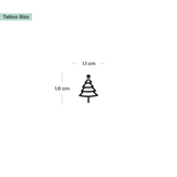 Mini Weihnachtsbaum Tattoo 🤫