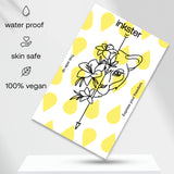 Halb Löwe und Halb Blumen Tattoo