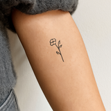 Kleine Blume Tattoo
