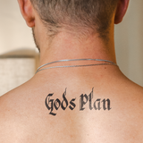 God´s Plan Tattoo
