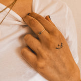 Abstrakte Krone Tattoo