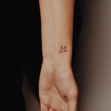 One Line Plane 2-Week-Tattoo Inkster