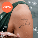 Rentier mit Lichterkette Tattoo 🤫