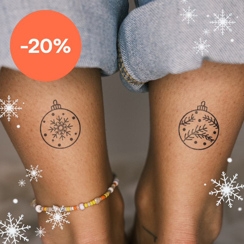 2 Schneekugeln Tattoo 🤫