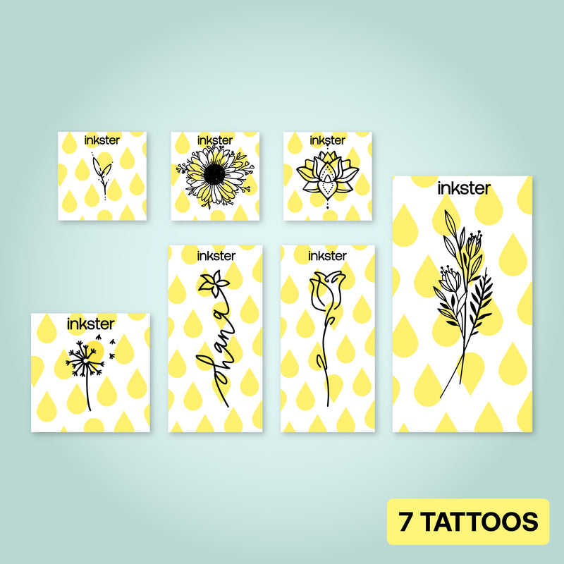 Blumen Tattoo Bundle