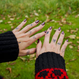 Halloween Finger Tattoos