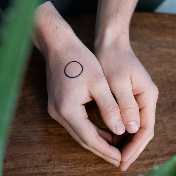 Einfacher Kreis Tattoo