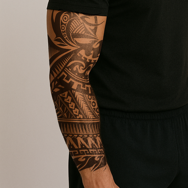 Pfad des Kriegers Tribal Tattoo Sleeve