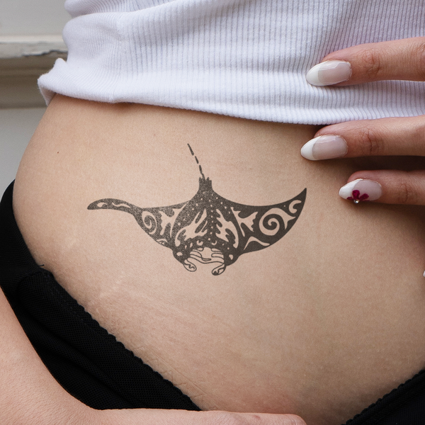 Maori Teufelsrochen Tattoo