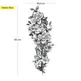 Löwe im Blütenmeer Tattoo Sleeve