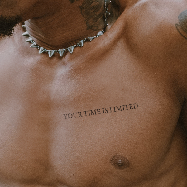 your time is limited