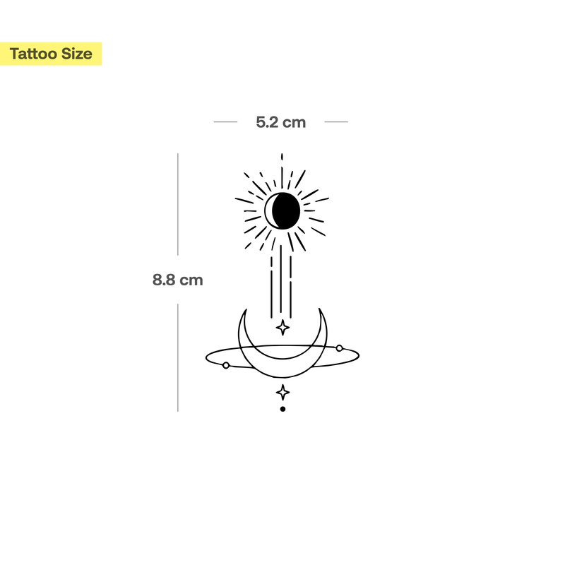 Universelle Elemente Tattoo