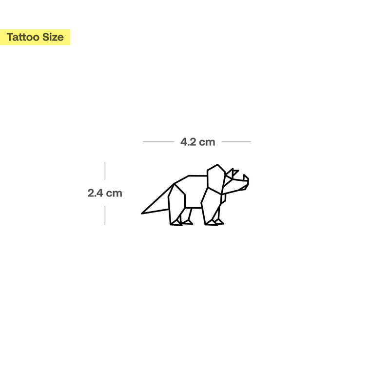 Geometrischer Triceratops