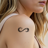 Unendliche Welle Tattoo