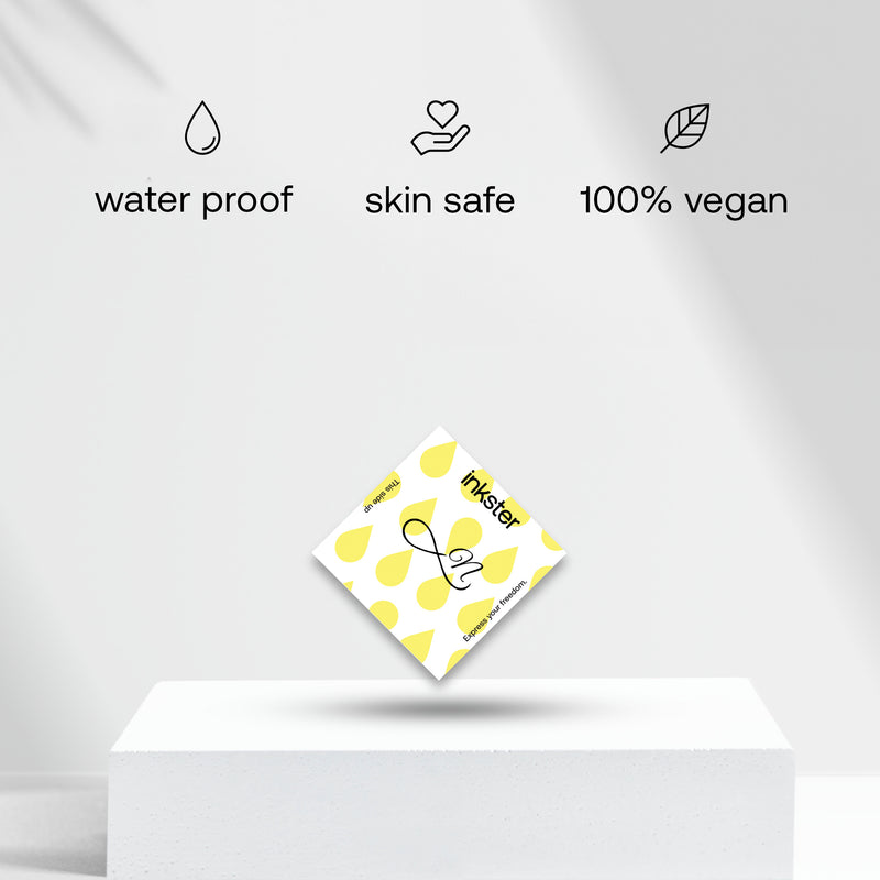 Unendlichzeichen mit Initialen Tattoo (A-Z)