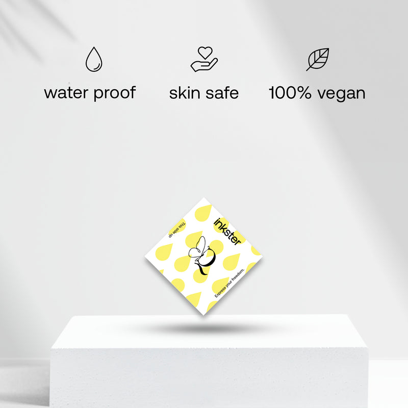 Schmetterling mit Initialen Tattoo (A-Z)