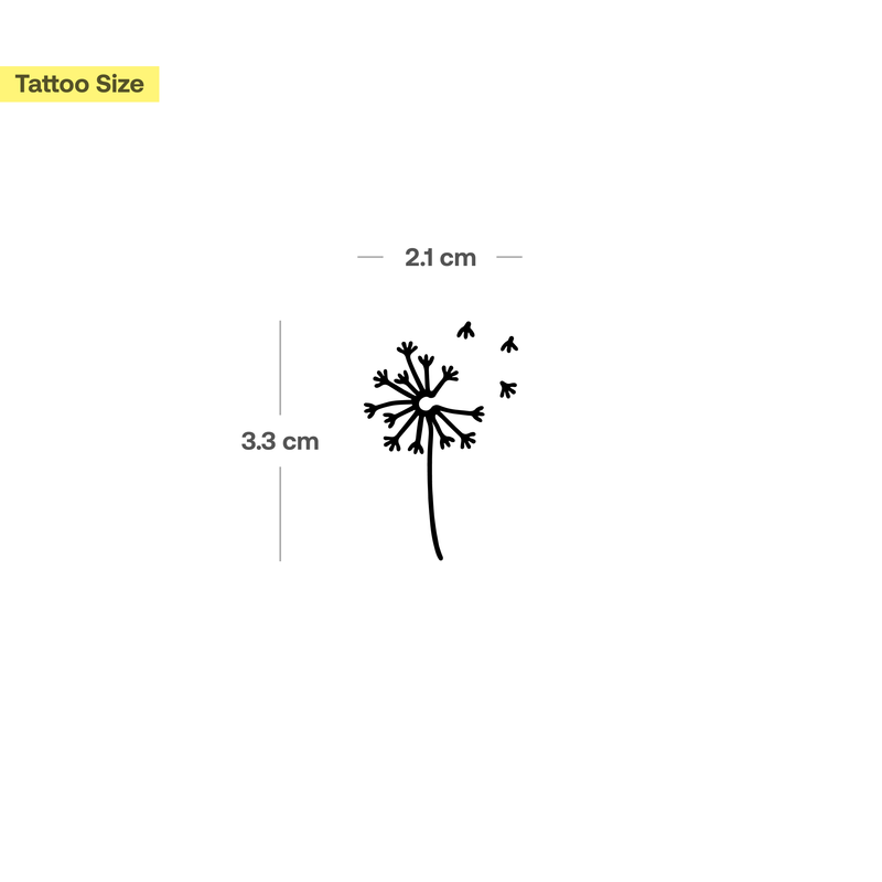 Pusteblume Tattoo