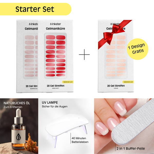 Nail Gel Strips Starter-Set