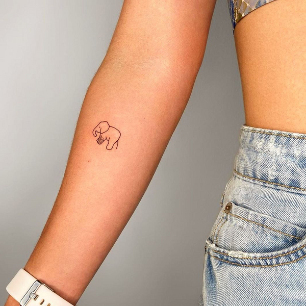 36 Minimalist tattoos ideas you must see | Ideen für tattoos, Elefanten  tattoo klein, Kleine tattoos motive